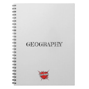 Gertrude Heart Grey Notebook