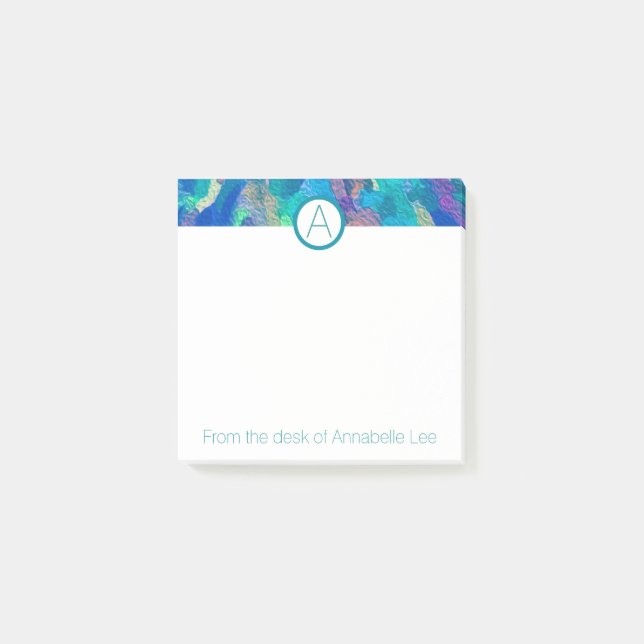 Gertrude Stein Blue Post-it Notes (Front)