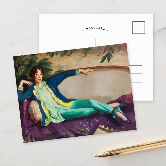 Gertrude Vanderbilt Whitney | Robert Henri Postcard (Creator Uploaded)