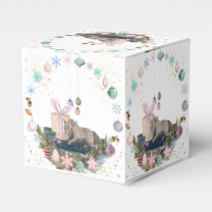 Geschenkschachtel- mit Pferde Bild Favor Box