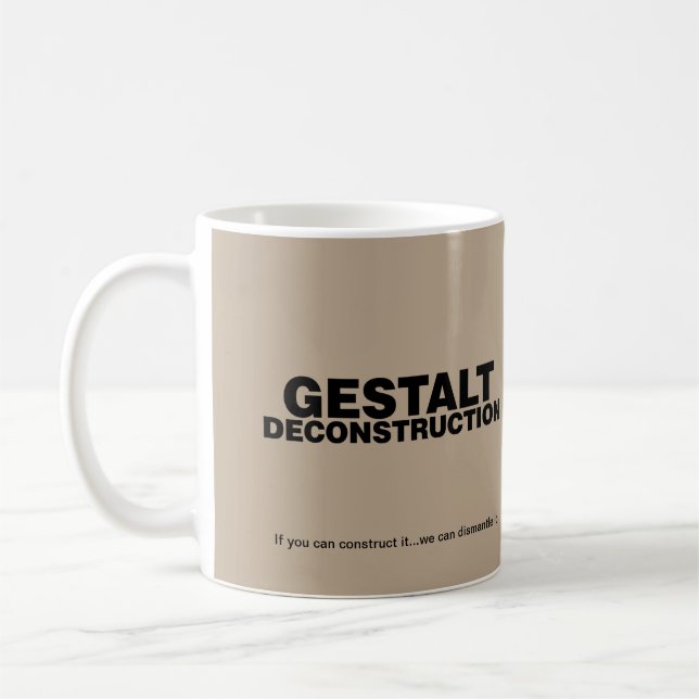 Gestalt Deconstruction mug (Left)