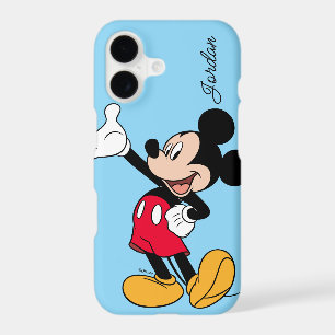 Geste de la main ouverte de Mickey Mouse
