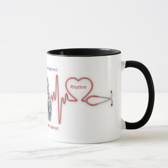 gestion cardiaque de rythme : Tasse de RYTHME de (Droite)