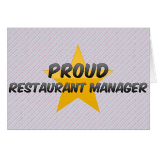 Gestionnaire de restaurants Fiers