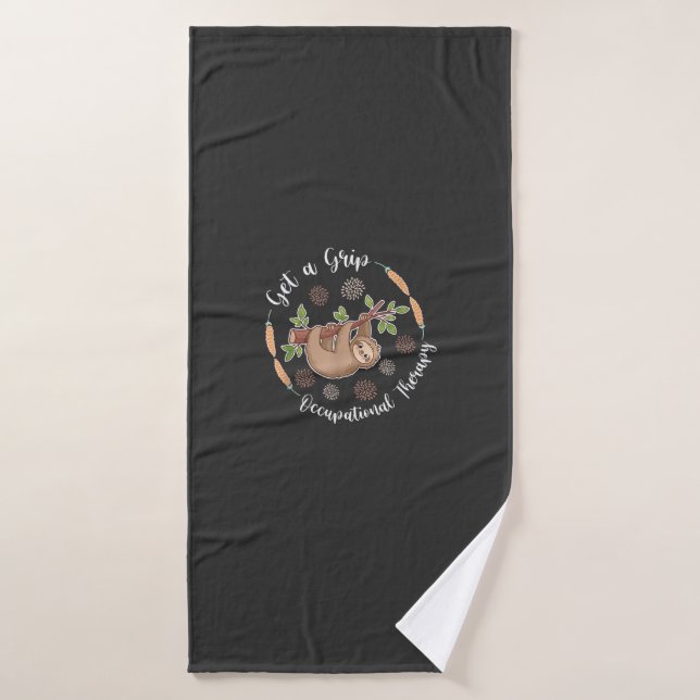 Get A Grip Occupational Therapy Sloth Lover Pediat Bath Towel (Bath Towel)