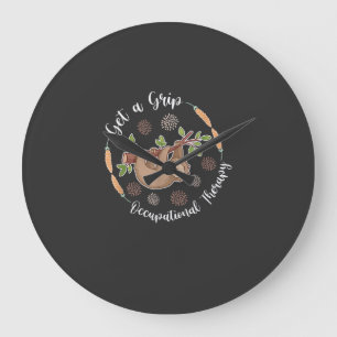 Get A Grip Occupational Therapy Sloth Lover Pediat Large Clock