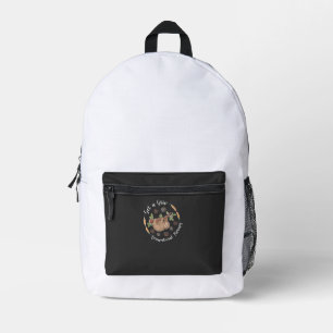 Get A Grip Occupational Therapy Sloth Lover Pediat Printed Backpack