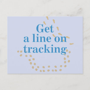 Get a Line on Tracking v2 Postcard