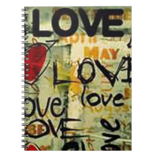 Get A Little Love Graffiti Notebook