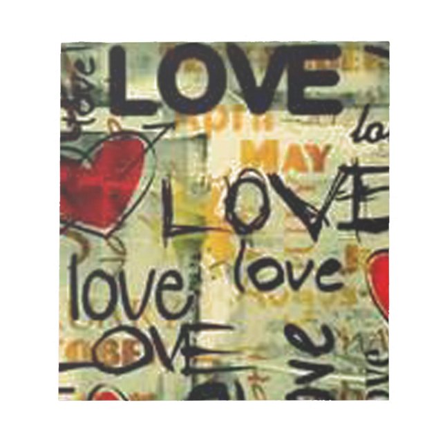 Get A Little Love Graffiti Notepad (Front)