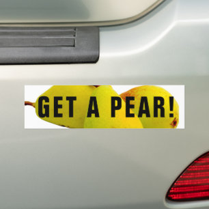 Get a Pear Bumper Sticker