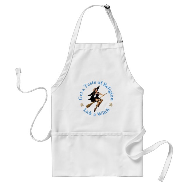 Get a Taste of Religion - Lick a Witch Standard Apron (Front)