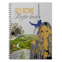 Get Active Recipe blank notebook