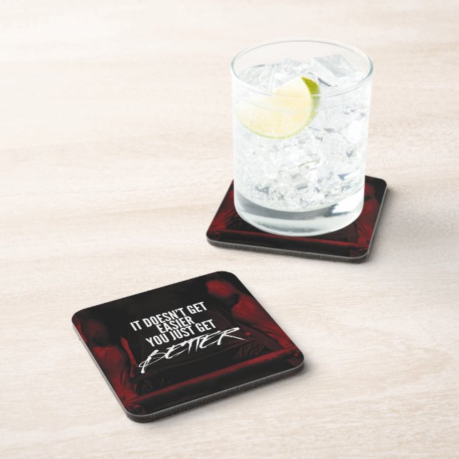 Get Better - Bodybuilding Motivational Coaster (Right Side)
