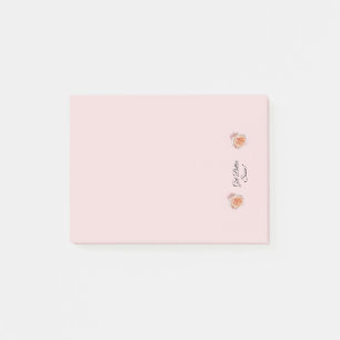 Get Better Soon Pink Post-It Notes