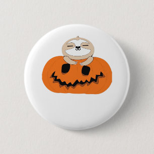 Get Cozy with Our Halloween Sloth T-Shirt – The Ul 2 Inch Round Button