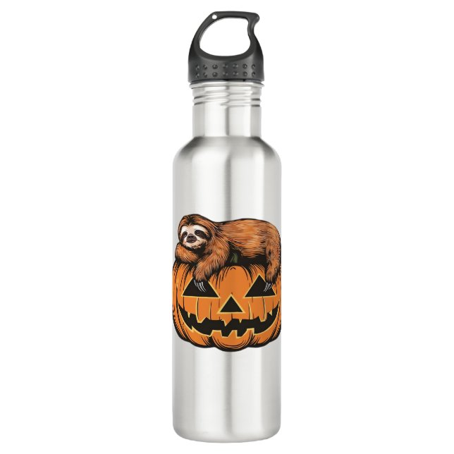 Get Cozy with Our Halloween Sloth T-Shirt – The Ul 710 Ml Water Bottle (Front)