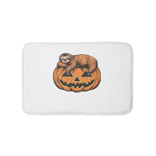 Get Cozy with Our Halloween Sloth T-Shirt – The Ul Bath Mat (Front)