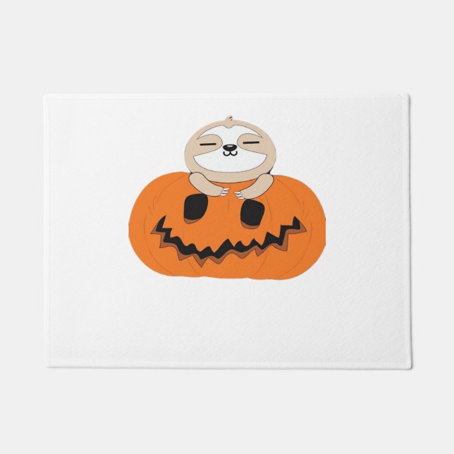 Get Cozy with Our Halloween Sloth T-Shirt – The Ul Doormat (Front)