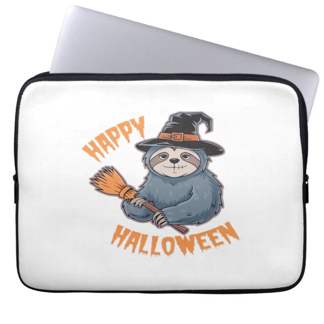 Get Cozy with Our Halloween Sloth T-Shirt – The Ul Laptop Sleeve (Front)