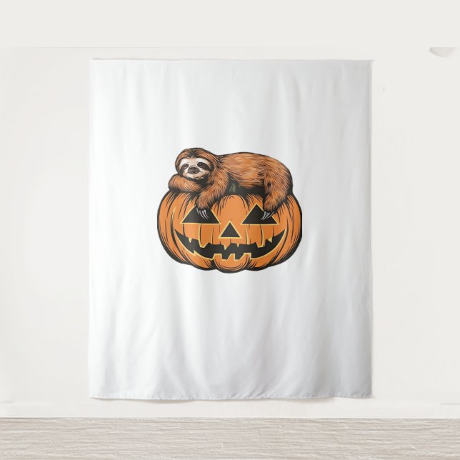 Get Cozy with Our Halloween Sloth T-Shirt – The Ul Tapestry (Front)