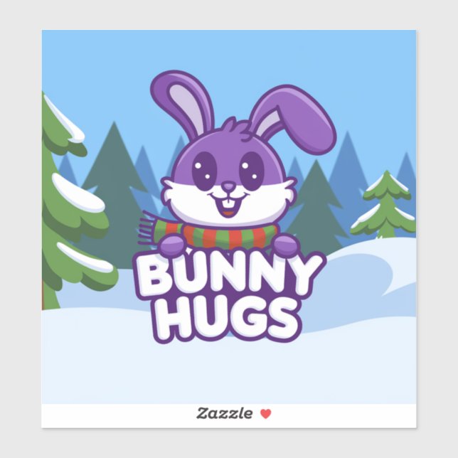 Get Cozy with Winter Bunny Hugs (Sheet)