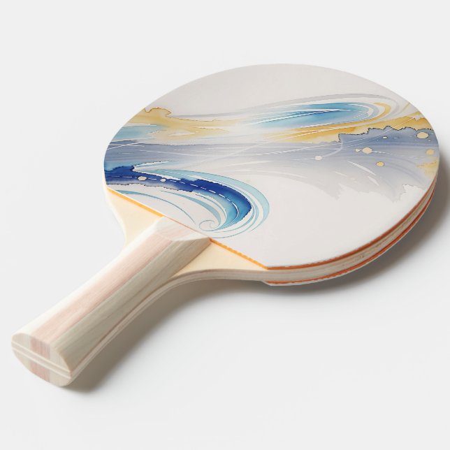 Get Creative with Watercolor Ping Pong Paddles (Front Angle)
