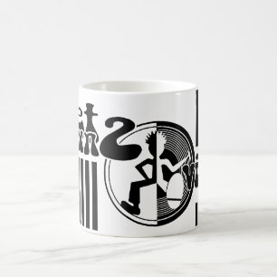Get down 2 vinyl music funky mono mug