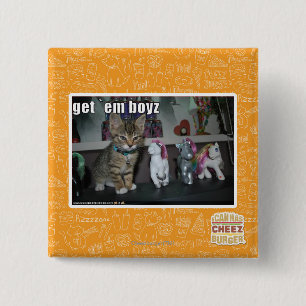 Get em boyz 2 inch square button
