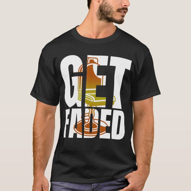Get faded Barber T-Shirt (Front)