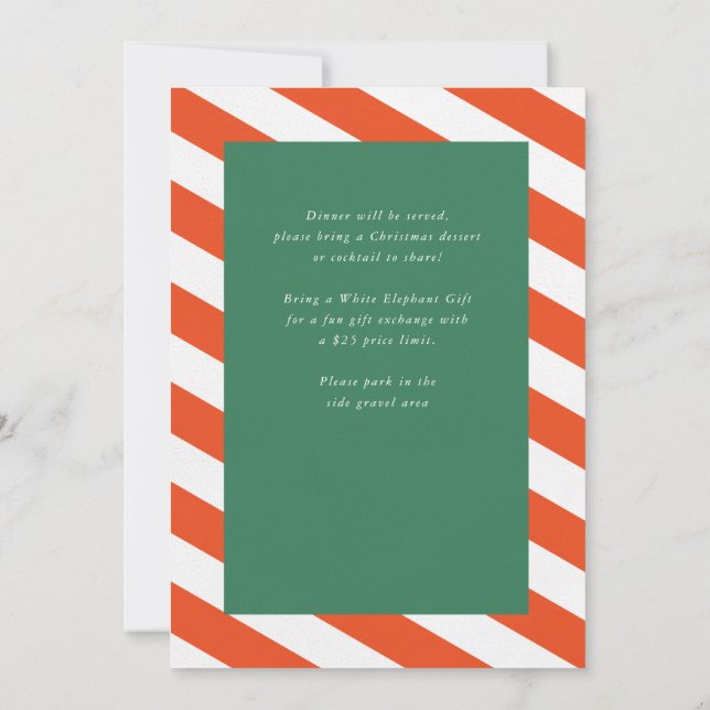Get Figgy with It Christmas Party Invitation (Back)