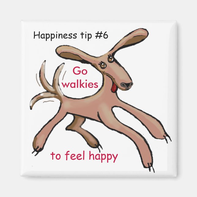 get fit and feel good - exercise magnet (Front)