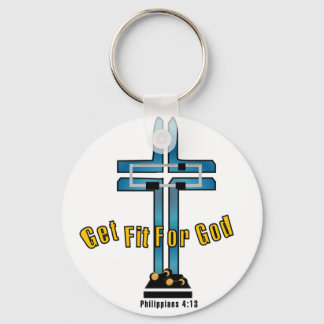Get Fit For God Keychain