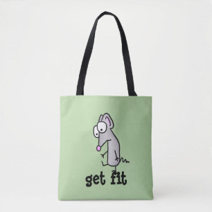 Get Fit Mouse Tote Bag