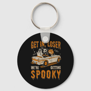 Get In Loser Spooky We’re Getting Halloween Ghost Keychain