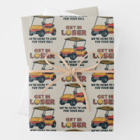 Get In Loser Vintage Funny Golf Cart Golfing Dad