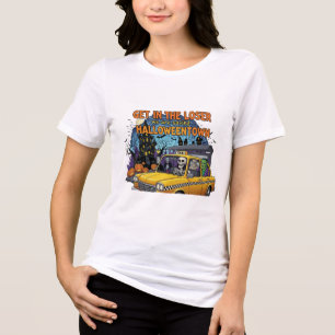 Get In Loser We Are Saving Halloweentown T-Shirt – Tri-Blend Shirt