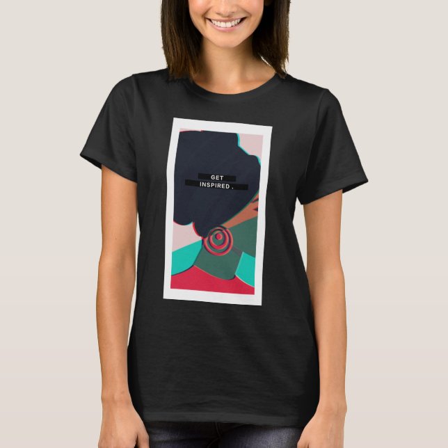 "Get Inspired" Basic T-Shirt (Front)