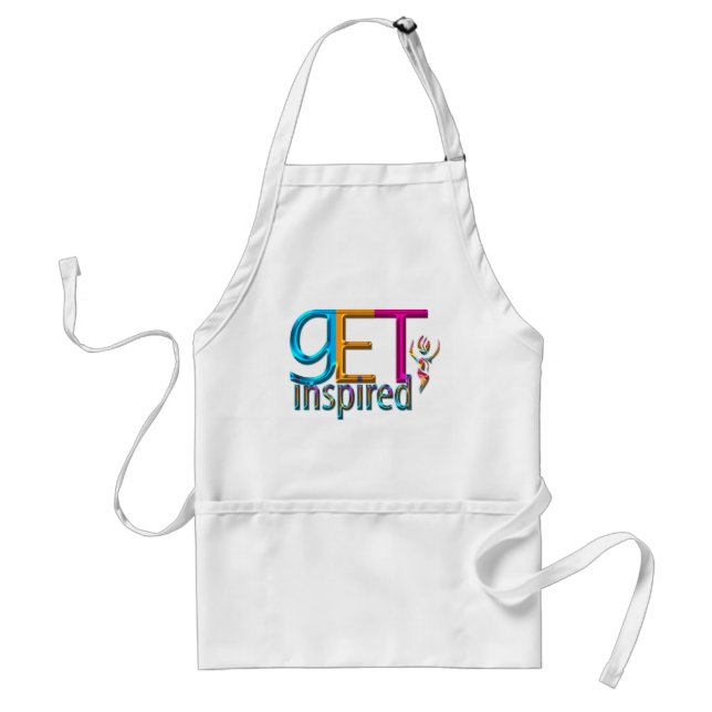 Get Inspired ~ Neon Standard Apron (Front)