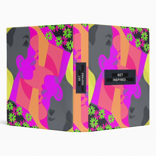 "Get Inspired" Notebook Binder (Background)