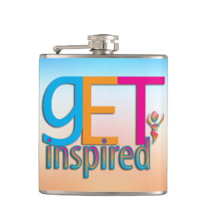 Get Inspired ~ Original Hip Flask