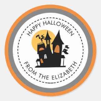 Get into the Halloween Classic Round Sticker
