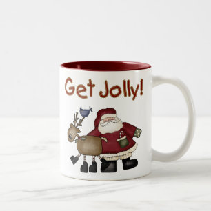 Get Jolly Two-Tone Coffee Mug