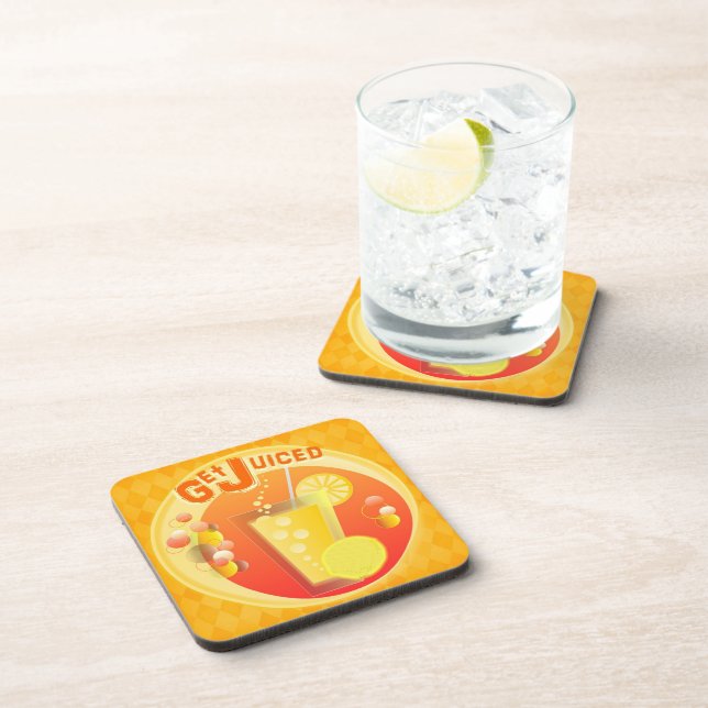Get Juiced Cocktail Coaster (Right Side)