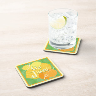 Get Juiced Fruits Coaster