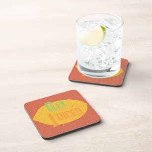 Get Juiced Lemon Coaster