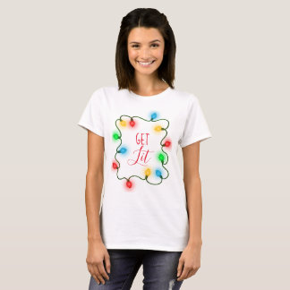 Get Lit Christmas Lights Tee
