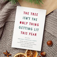 Get Lit | Holiday Cocktail Party Invitation