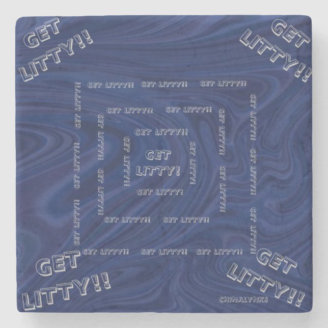 GET LITTY STONE COASTER (Front)