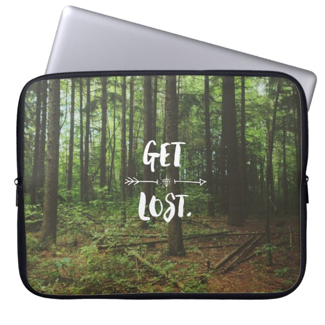 Get Lost (1.0) Laptop Sleeve (Front)